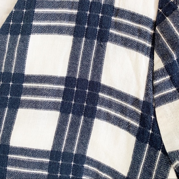 Madewell plaid dress bell sleeve tunic RELISTED - Picture 7 of 13